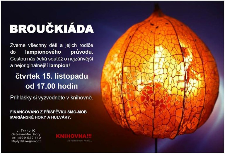 Broučkiáda s knihovnou