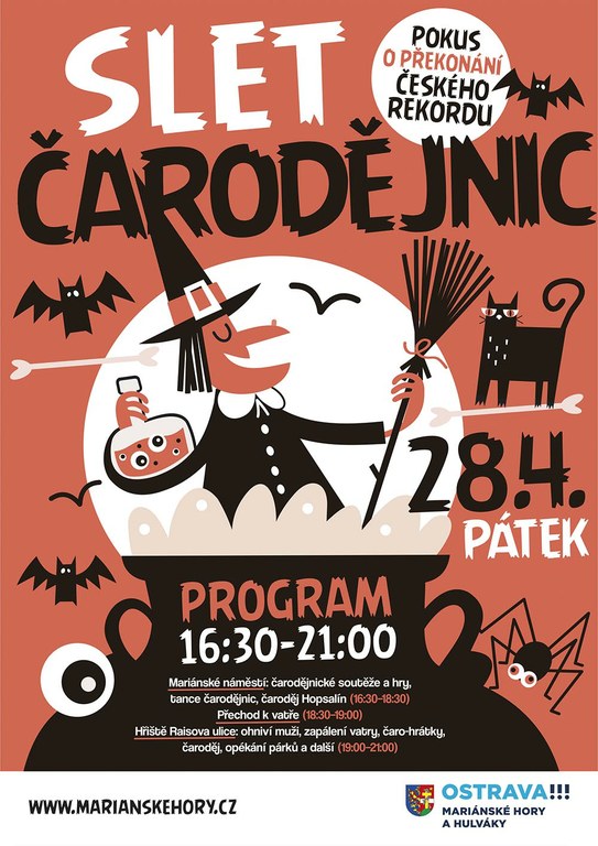 Čarodějnice se znovu slétnou na náměstí
