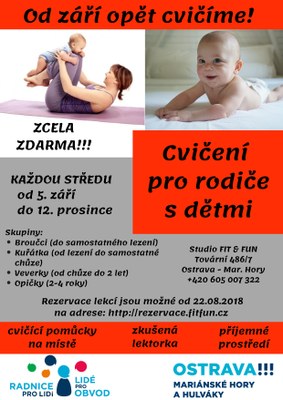 Cvičení pro rodiče s dětmi