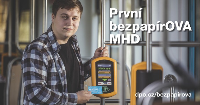 Dopravní podnik Ostrava ukončí k 1. 1. 2020 prodej papírových jízdenek