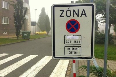 Jarní čistění komunikací v našem obvodu