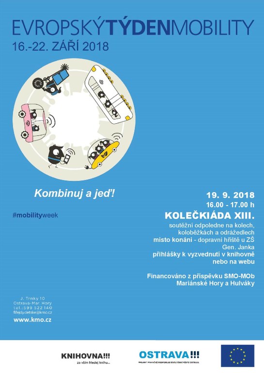 Knihovna se zapojí do Evropského týdne mobility