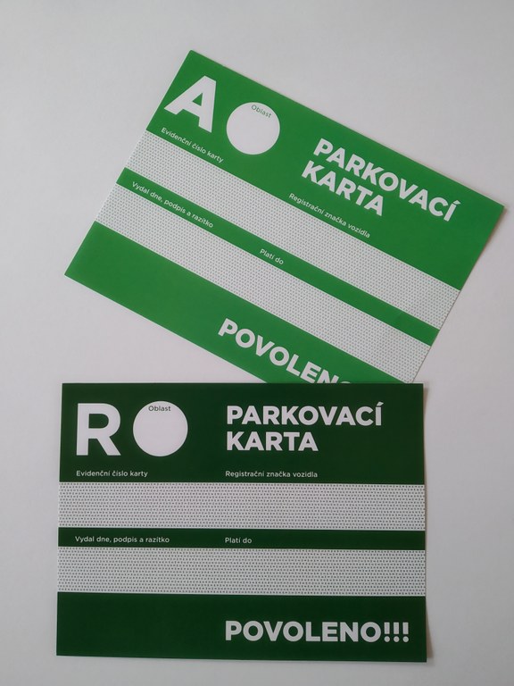 Nové parkovací karty na rok 2021 budeme vydávat od letošního 1. prosince 