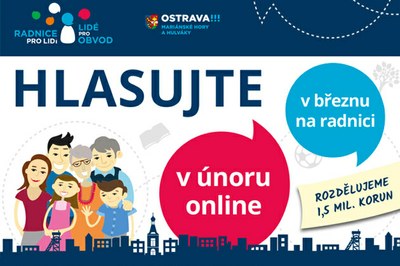 Občané rozhodují o rozdělení jednoho a půl milionu korun