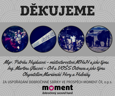 Obyvatelé obvodu se zapojili do charitativní sbírky oblečení