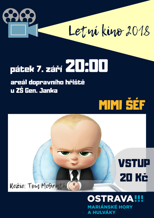 Páteční letní kino, tentorát hlavně pro děti