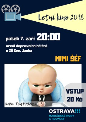 Páteční letní kino, tentorát hlavně pro děti