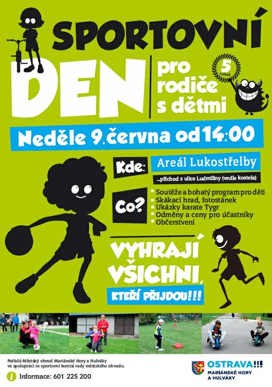 Pátý ročník Sportovního dne pro rodiče s dětmi