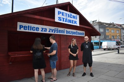 Petice za zvýšení bezpečnosti a udržení pořádku v městském obvodě Mariánské Hory a Hulváky