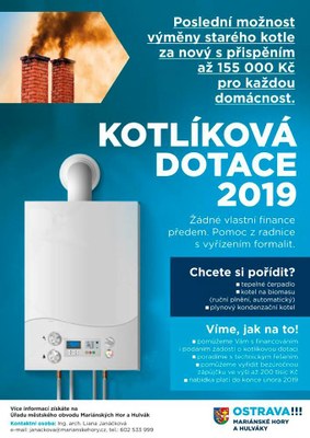 Poslední možnost výměny starého kotle za nový – kotlíková dotace 3. výzva 