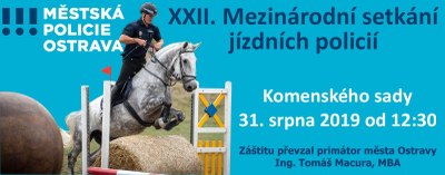 Pozvánka na XXII. mezinárodní setkání jízdních policií