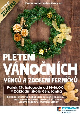 Přijďte si uplést adventní věnec