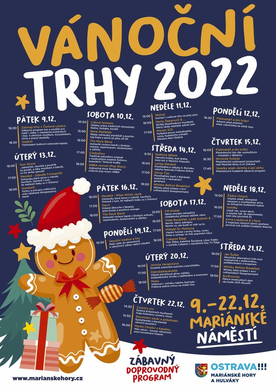 Program Vánočních trhů