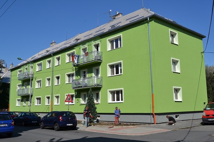 Rekonstrukce domů v ulici Nivnické