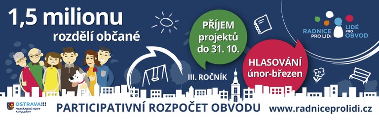 Třetí ročník participativního rozpočtu Mariánských Hor a Hulvák odstartoval