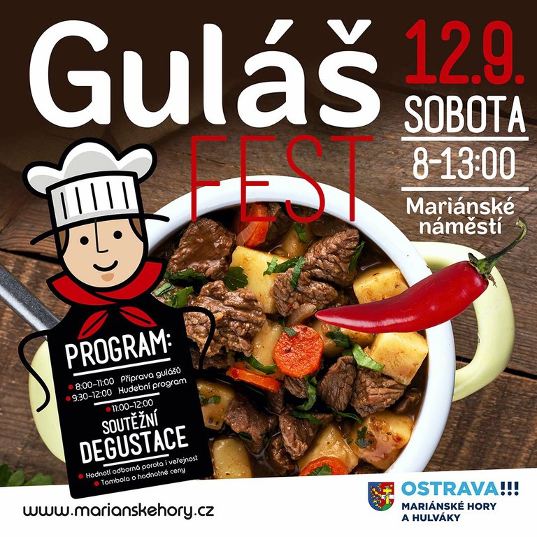 Už tuto sobotu Mariánské náměstí provoní guláš!