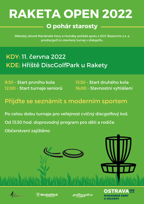 V parku U Rakety proběhne turnaj v discgolfu