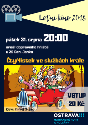 V pátek se můžete těšit na další letní kino