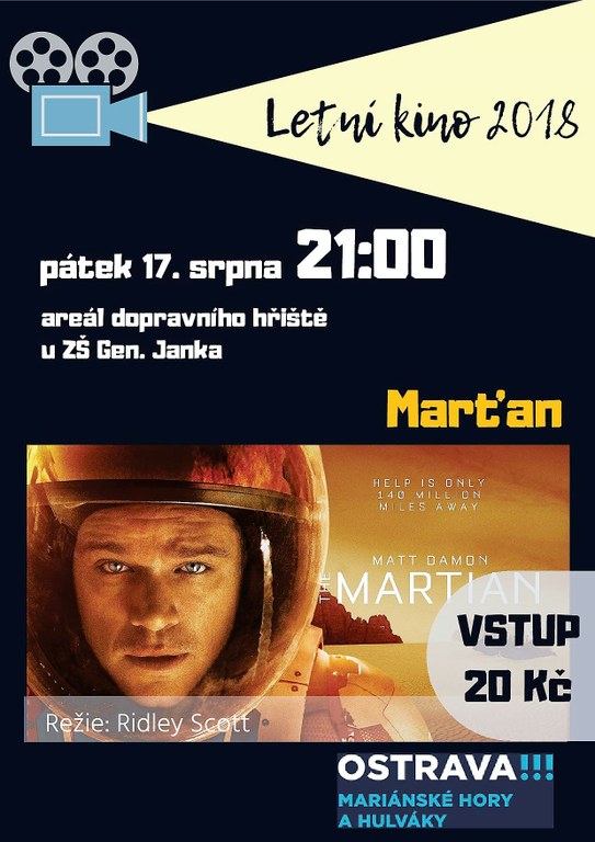 V pátek se můžete těšit na další letní kino