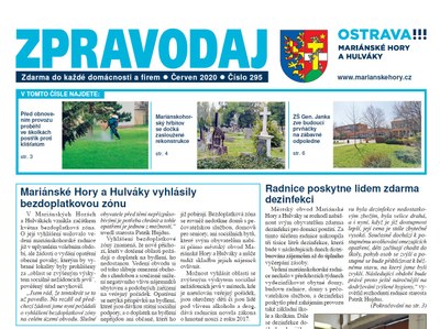 Vychází červnový zpravodaj Mariánských Hor a Hulvák