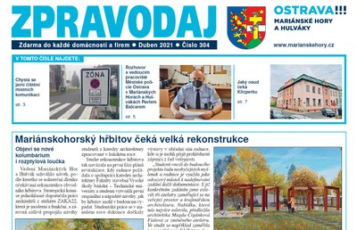Vychází dubnové vydání mariánskohorského zpravodaje