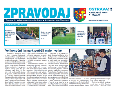 Vychází květnový Zpravodaj Mariánských Hor a Hulvák