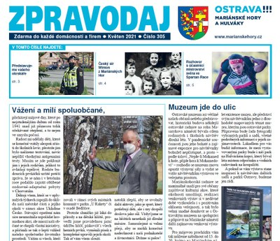 Vychází květnový zpravodaj