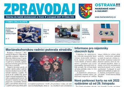 Vychází listopadový Zpravodaj