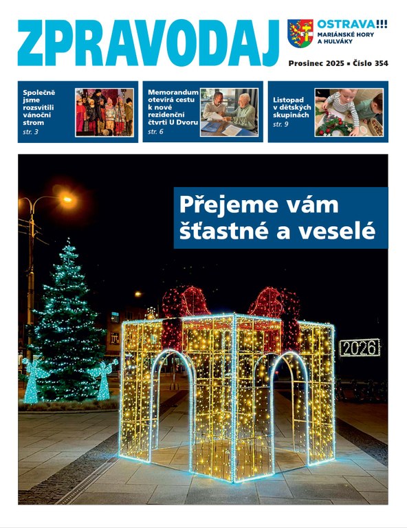Vychází prosincový Zpravodaj