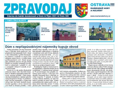 Vychází říjnový zpravodaj