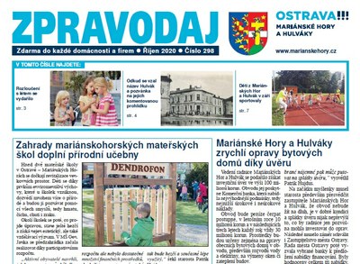 Vychází říjnový zpravodaj