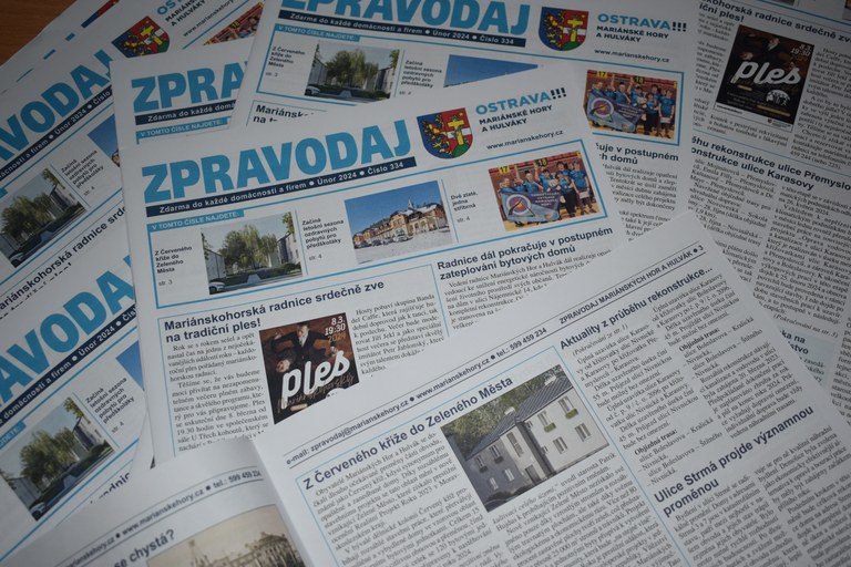 Vychází únorový Zpravodaj