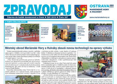 Vychází zářijový Zpravodaj Mariánských Hor a Hulvák