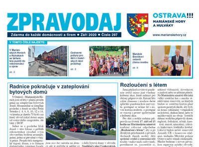 Vychází zářijový zpravodaj 