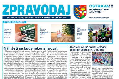 Vyšel březnový Zpravodaj