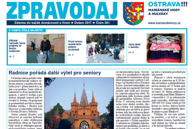 Vyšel dubnový Zpravodaj