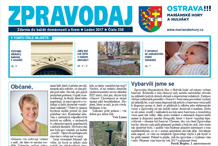 Vyšel lednový Zpravodaj