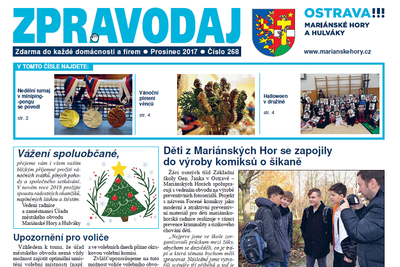 Vyšlo prosincové číslo Zpravodaje