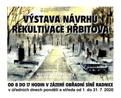 Výstava návrhů Rekultivace hřbitova v Mariánských Horách už jen do konce prázdnin