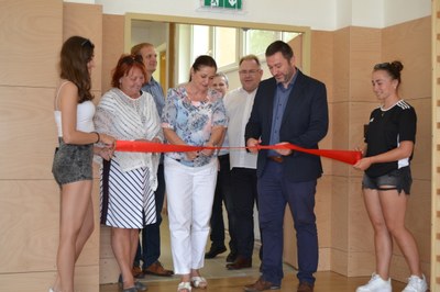 Základní škola Generála Janka má nově zrekonstruovanou tělocvičnu